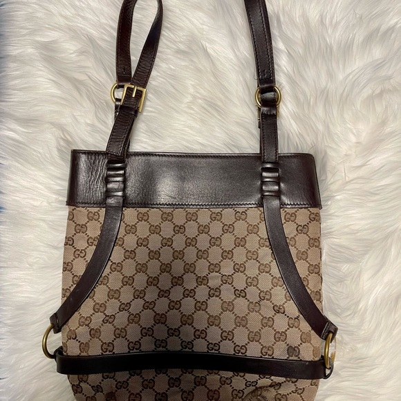 Gucci Brown GG Canvas Shoulder Bag - Picture 2 of 10